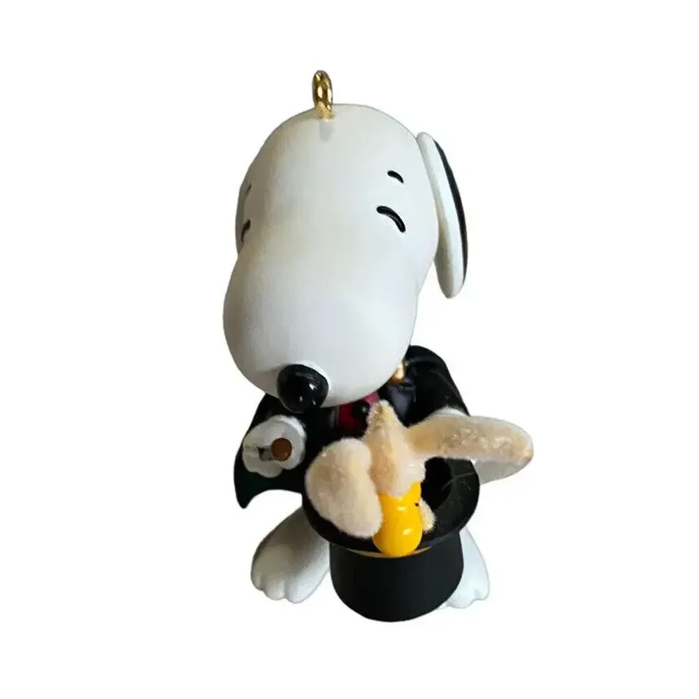 Hallmark Snoopy Magnificent Ornament Peanuts Magician Woodstock 2008 Christmas